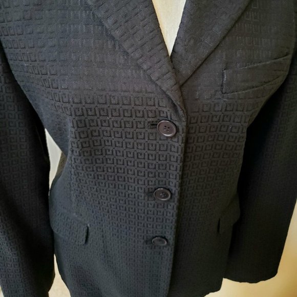 Women's black tailored blazer - Picture 2 of 4